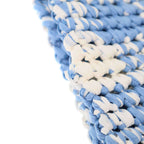Prada Raffia Shoulder Bag Blue — view 7