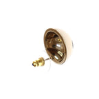 Chanel 25 CC Logo Earrings Gold — view 3