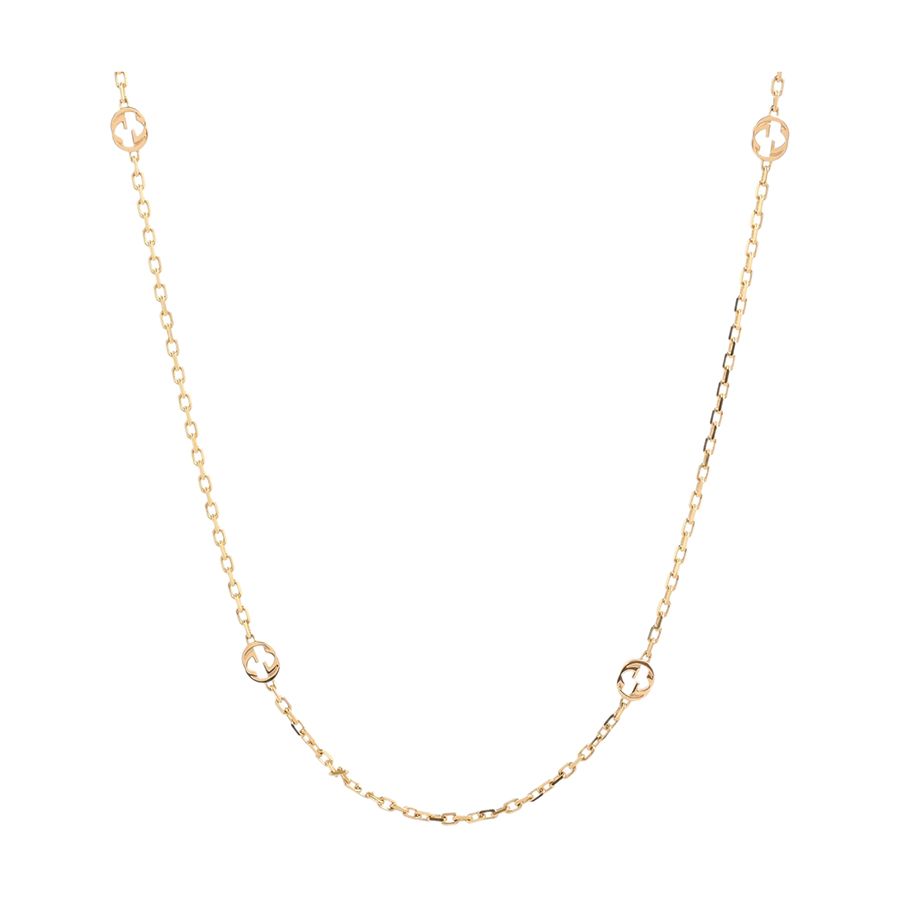 Gucci Necklace Interlocking Gold