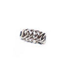 Hermes Vintage Horseshoe Chain Ring Silver — view 5