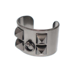 Hermes Collier de Chien Noir Bracelet de Bangle Black