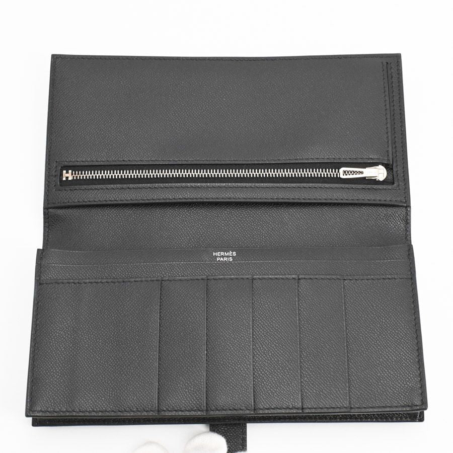 Hermes Wallet Bearn Soufflet Monochrome — view 4