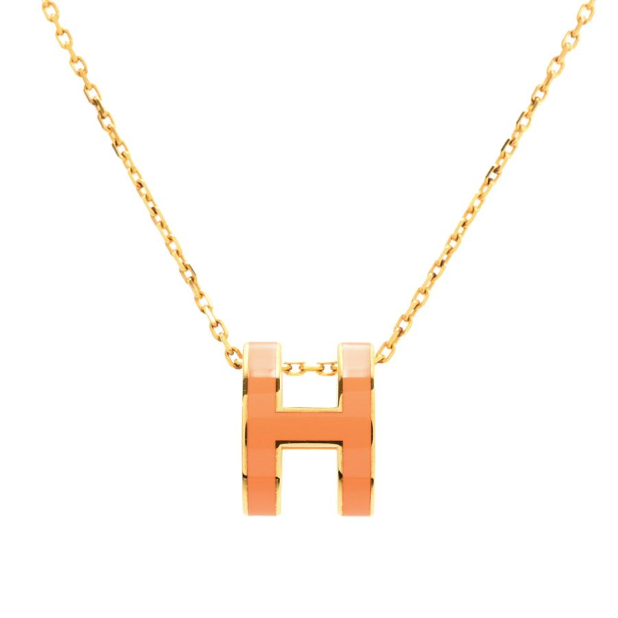 Hermes Necklace Pop Gold