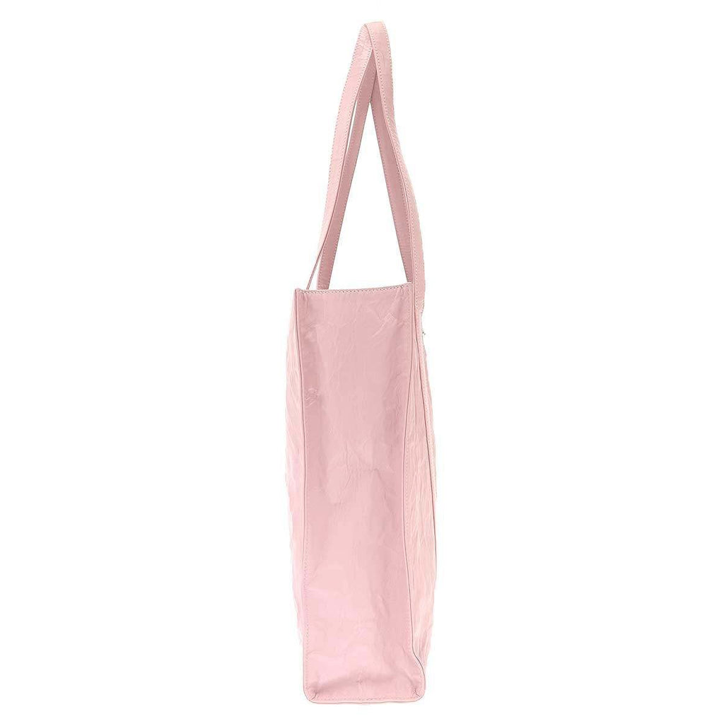 Prada Leather Tote Bag Pink — view 3