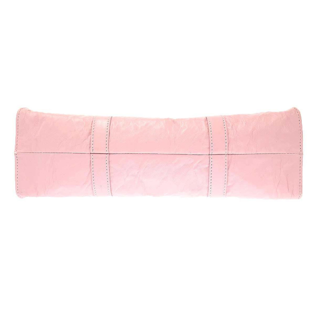 Prada Leather Tote Bag Pink — view 4