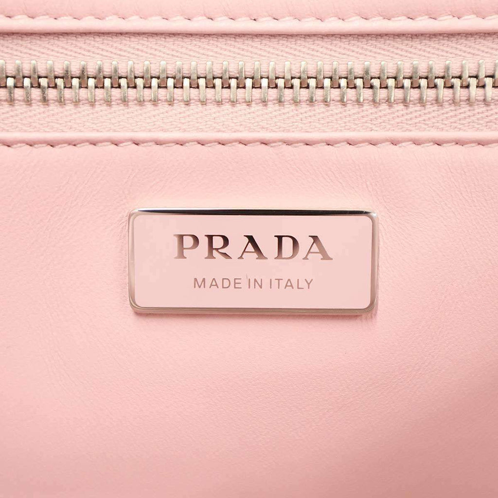 Prada Leather Tote Bag Pink — view 5