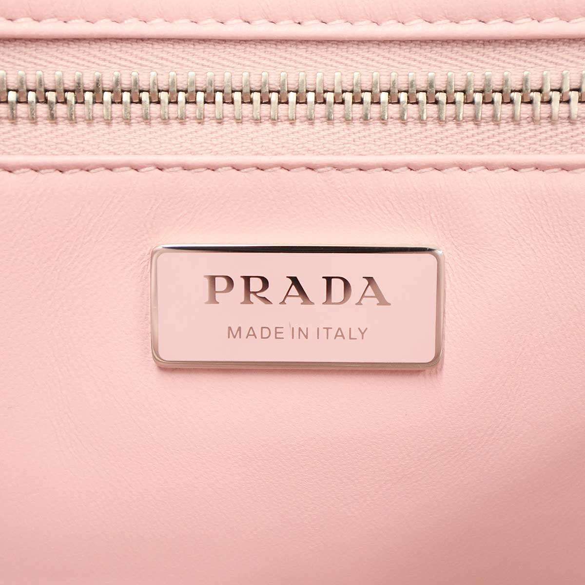 Prada Leather Tote Bag Pink — view 5
