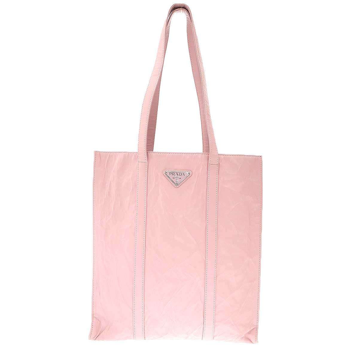 Prada Leather Tote Bag Pink
