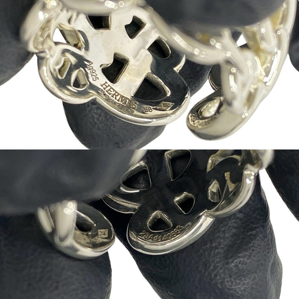 Hermes Chaine D'ancre GM Ring 925 Sterling Silver Accessory — view 3