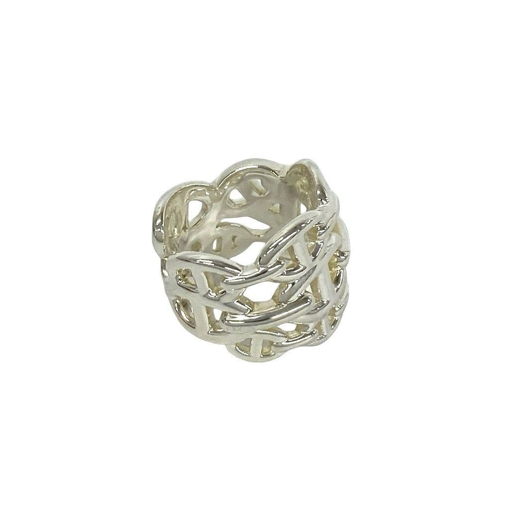 Hermes Chaine D'ancre GM Ring 925 Sterling Silver Accessory — view 5