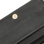 Chanel CC Logo Boy Chain Wallet Shoulder Bag Black Lambskin — view 6