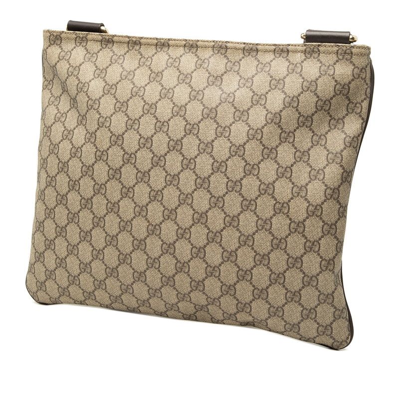 Gucci GG Supreme Crossbody Shoulder Bag Beige Brown — view 2