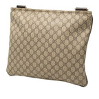 Gucci GG Supreme Crossbody Shoulder Bag Beige Brown — view 2