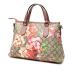Gucci GG Blue Musk Shoulder Bag 2-Way Beige Pink Leather — view 2
