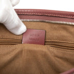 Gucci GG Blue Musk Shoulder Bag 2-Way Beige Pink Leather — view 6