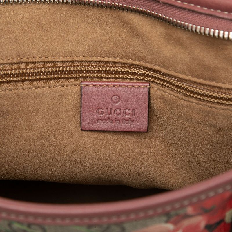 Gucci GG Blue Musk Shoulder Bag 2-Way Beige Pink Leather — view 5