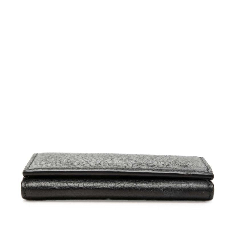 Gucci GG Marmont Card Case Business Holder Black Leather — view 3