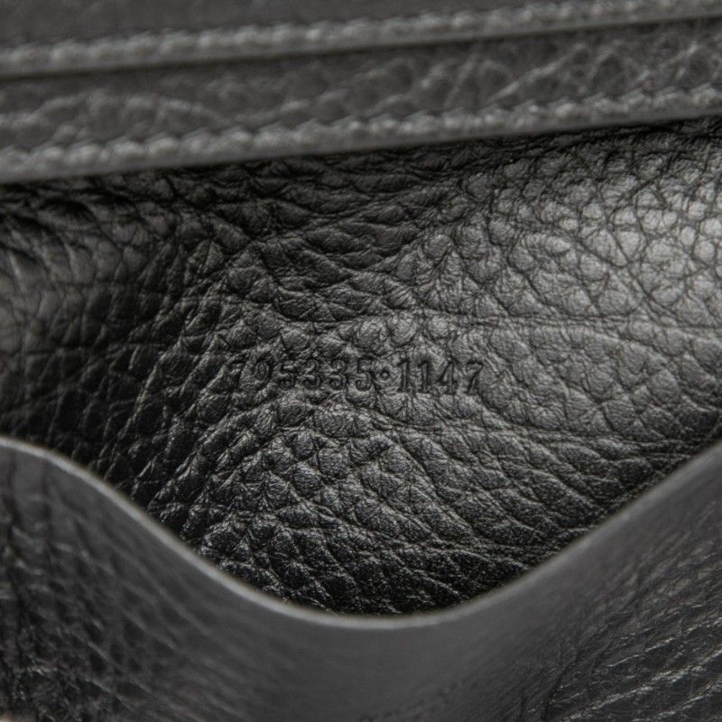 Gucci GG Marmont Card Case Business Holder Black Leather — view 6
