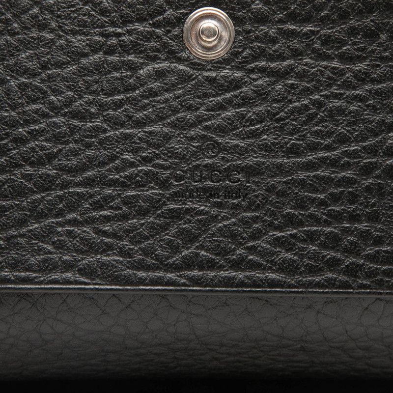Gucci GG Marmont Card Case Business Holder Black Leather — view 5