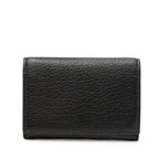 Gucci GG Marmont Card Case Business Holder Black Leather