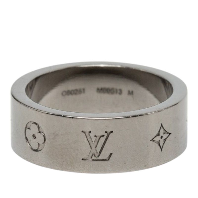 Louis Vuitton LV Instinct Ring M Silver Metal — view 3