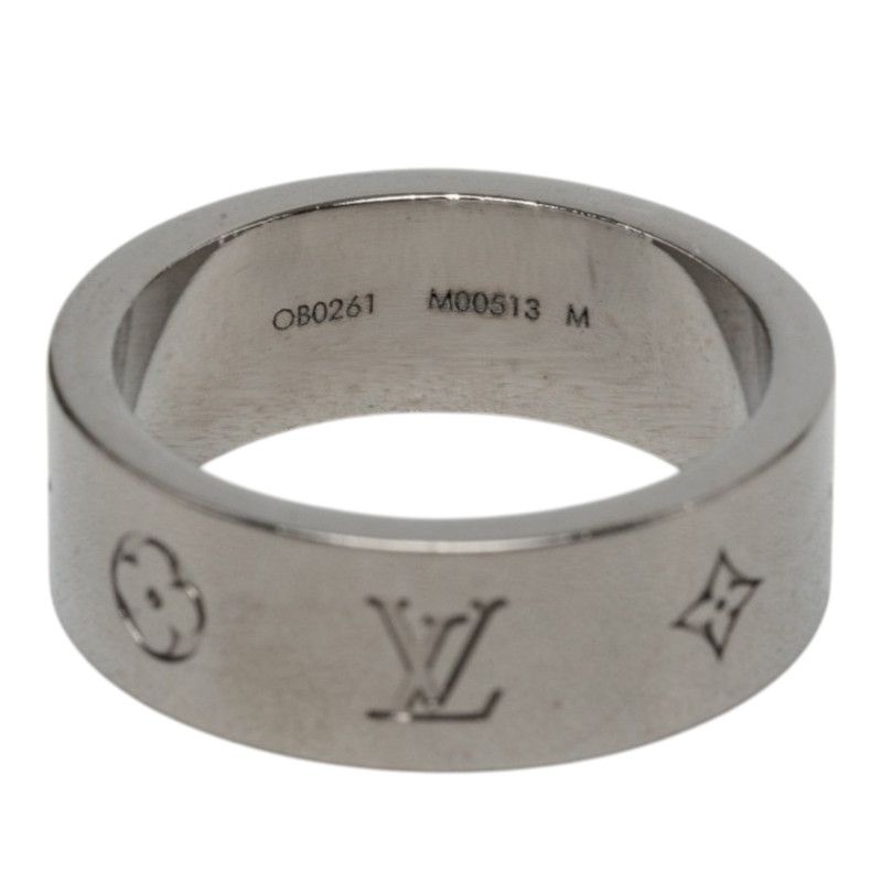Louis Vuitton LV Instinct Ring M Silver Metal — view 4