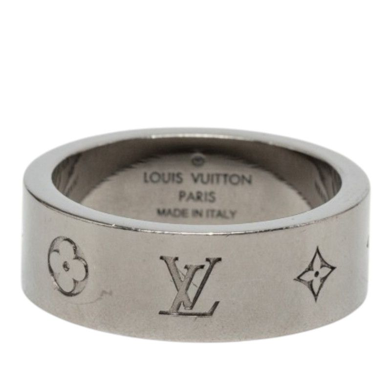 Louis Vuitton LV Instinct Ring M Silver Metal