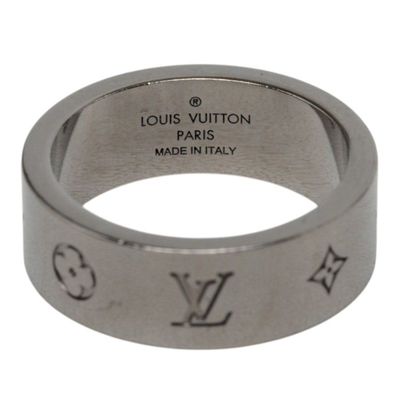 Louis Vuitton LV Instinct Ring M Silver Metal — view 5