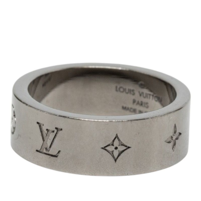 Louis Vuitton LV Instinct Ring M Silver Metal — view 2