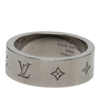 Louis Vuitton LV Instinct Ring M Silver Metal — view 2