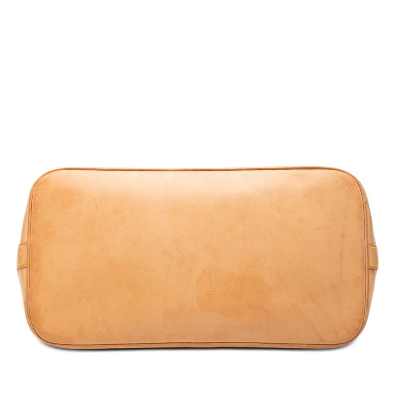 Louis Vuitton Monogram Alma Handbag Brown Leather — view 3