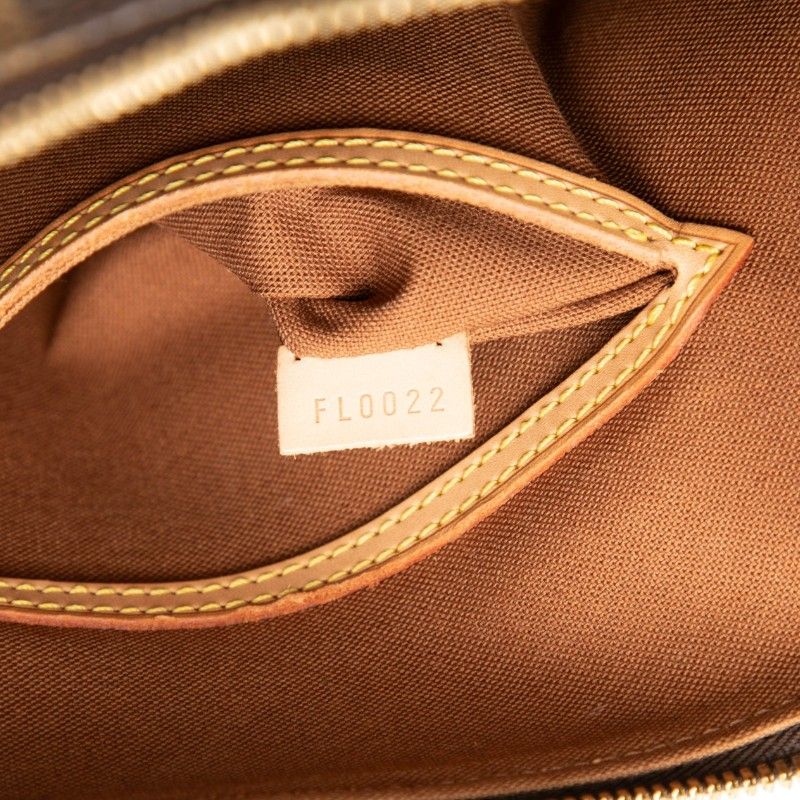 Louis Vuitton Monogram Alma Handbag Brown Leather — view 6