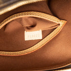 Louis Vuitton Monogram Alma Handbag Brown Leather — view 6