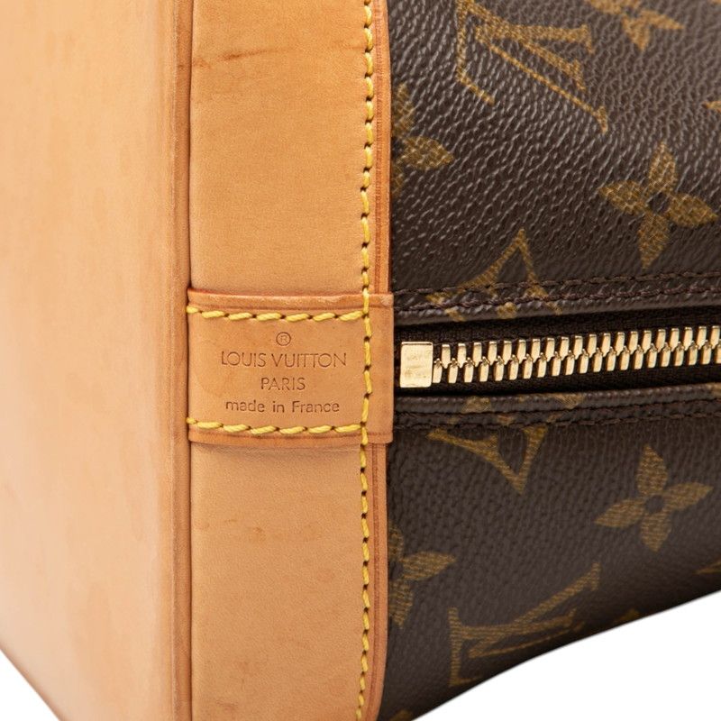 Louis Vuitton Monogram Alma Handbag Brown Leather — view 5