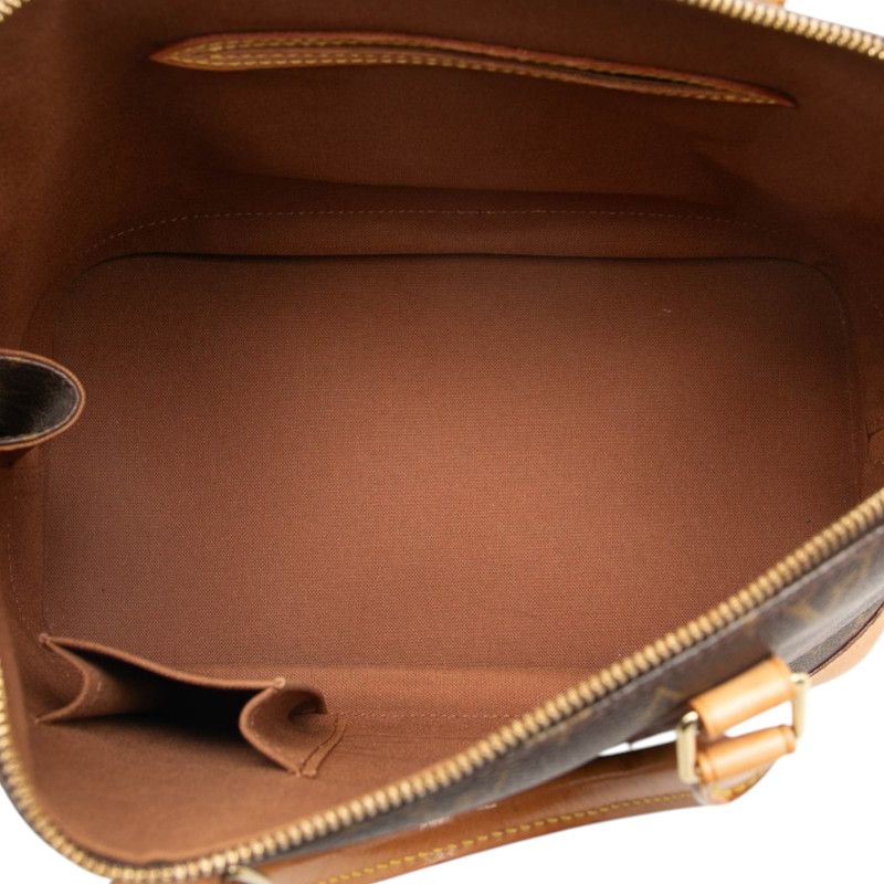 Louis Vuitton Monogram Alma Handbag Brown Leather — view 4