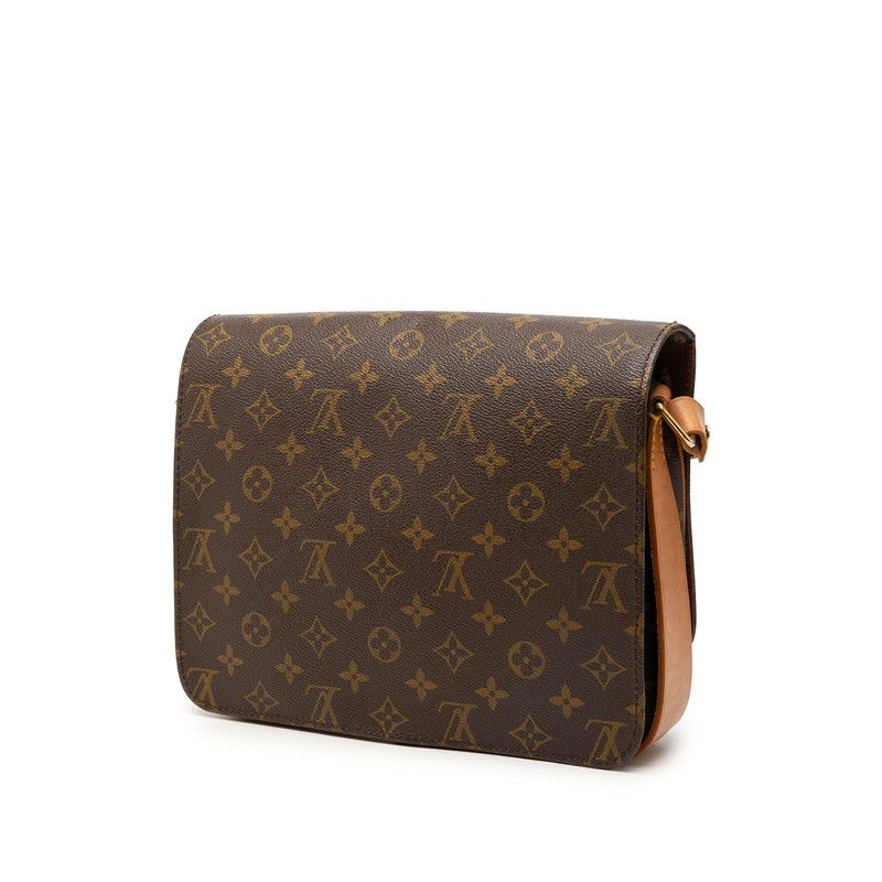 Louis Vuitton Monogram Cult Ciel GM Crossbody Shoulder Bag Brown Leather — view 2