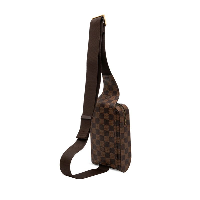 Louis Vuitton Damier Geronimos Shoulder Bag Brown — view 2