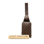 Louis Vuitton Damier Geronimos Shoulder Bag Brown — view 8