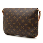 Louis Vuitton Monogram Musette Tango Short Shoulder Bag Brown Leather — view 2
