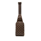 Louis Vuitton Damier Geronimos Shoulder Bag Brown