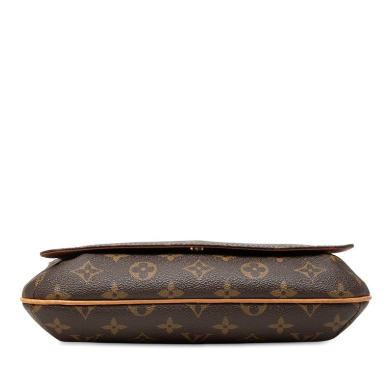 Louis Vuitton Monogram Musette Tango Short Shoulder Bag Brown Leather — view 3