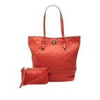Louis Vuitton Monogram Empreinte Citadines PM Tote Shoulder Bag Orange Leather — view 7