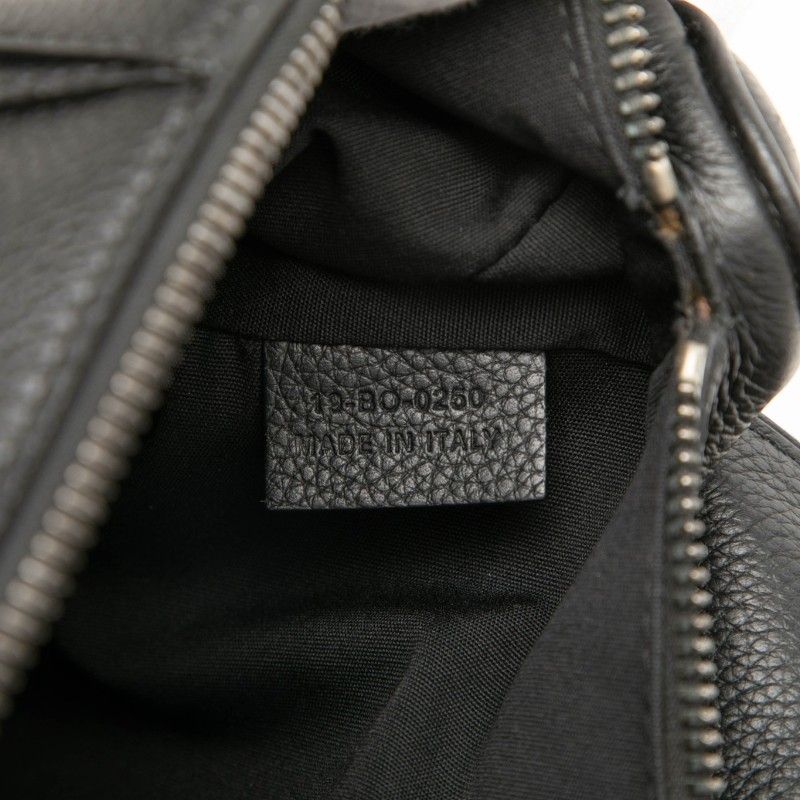 Dior Shawn Stussy Saddle Belt Bag Black Leather — view 6
