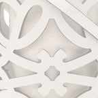 Loewe Anagram Cutout Pocket Crossbody Shoulder Bag White Leather Canvas — view 4