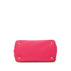Prada Canapa Mini Shoulder Bag Pink Canvas — view 3