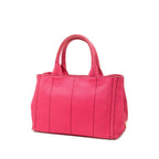 Prada Canapa Mini Shoulder Bag Pink Canvas — view 2