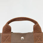 Hermes Her Line a Dos PM Backpack Canvas Brown Silver Vintage — view 6