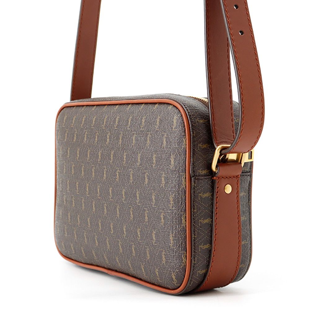 Saint Laurent Paris Shoulder Bag Monogram Leather — view 2