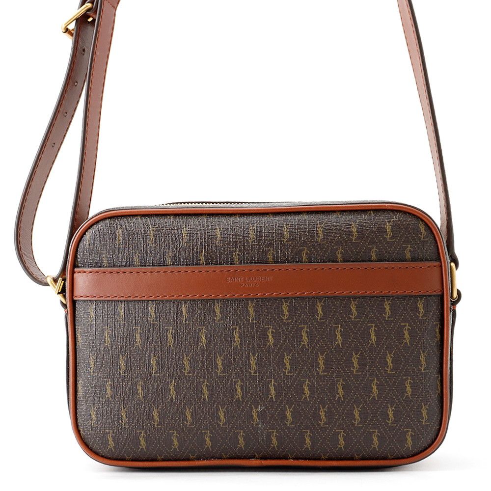 Saint Laurent Paris Shoulder Bag Monogram Leather
