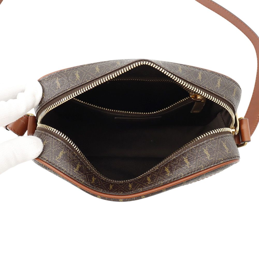 Saint Laurent Paris Shoulder Bag Monogram Leather — view 5